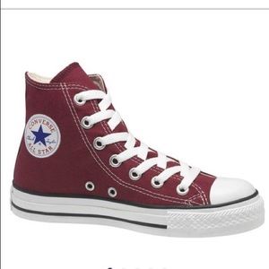 dark red converse high tops